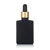 30ml nero opaco con contagocce oro+nero