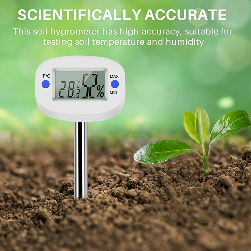 TA290 Digital Soil Hygrometer Moisture Meter Temperature Humidity Tester Brand-new