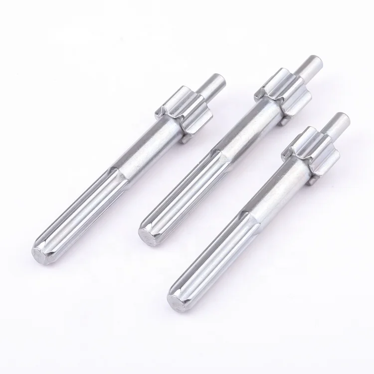 Customization fasteners straight tooth rotating shaft screw drive shaft for door lock