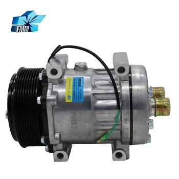 8PK 504185596 Car Auto AC Compressor 7H15 New 12V Truck Aircon Pump 4894306 Air Compressors for Vehicle Air Conditioning System