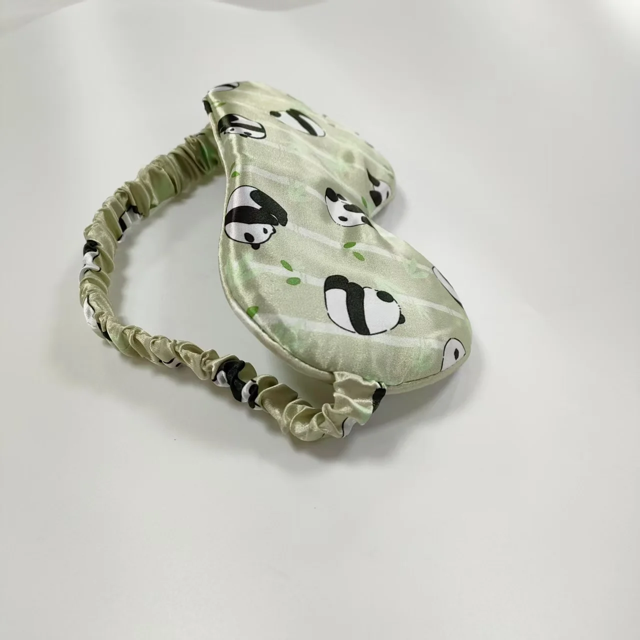 High Quality Adorable Panda Pattern Eye Mask 100% Polyester Blackout Sleeping Mask Comfortable