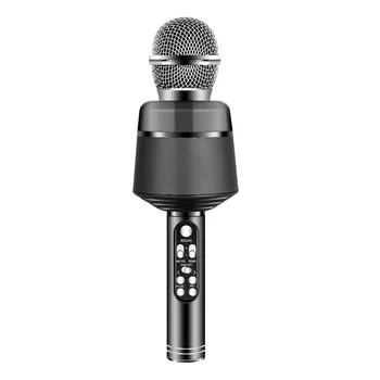 Amazon Home Party Q008 Karoake Wireless Microphone Youtube Handheld Bluetooth Microphone With BT Speaker MIC Support TF/USB/MP3