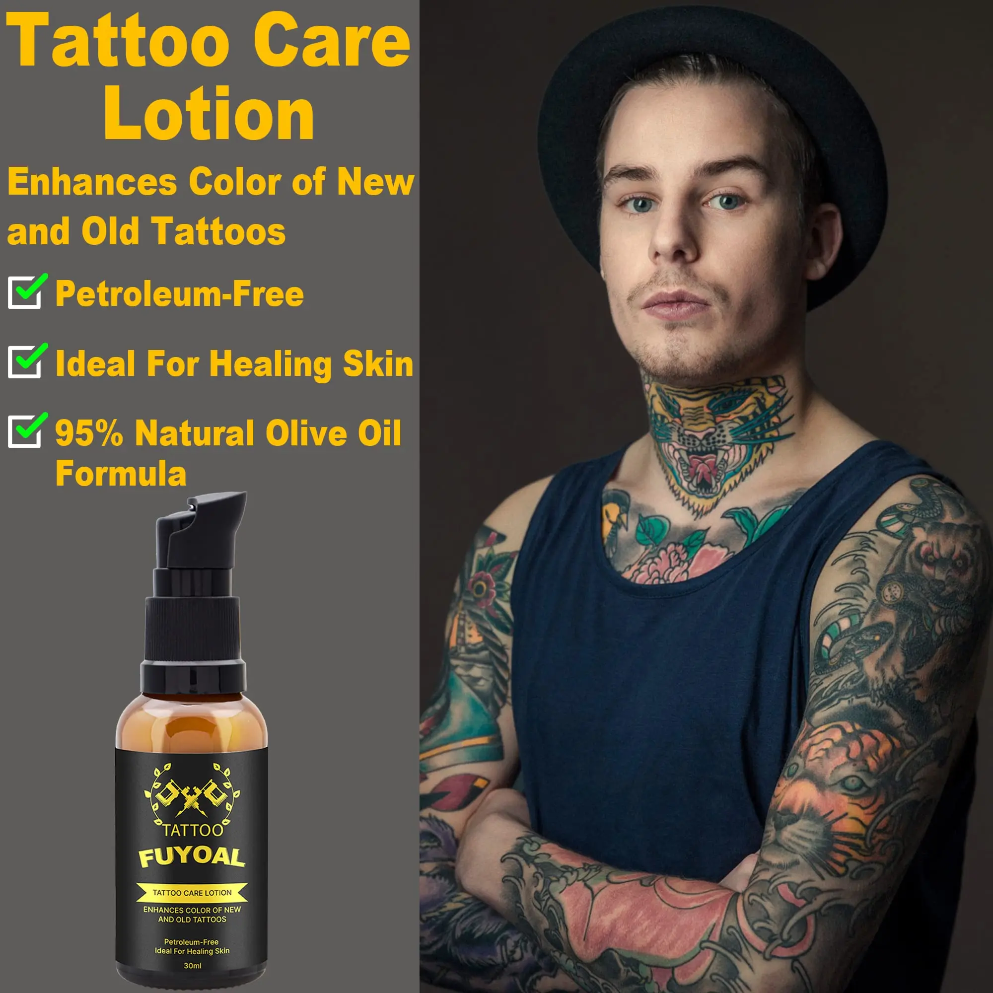 Custom Private Label Tattoo Lotion Balm Cream Brightener Soap Gel