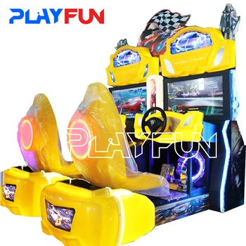 3d 42 inch outrun arcade hot sale drive simulator machine/electronic outrun racing game machine