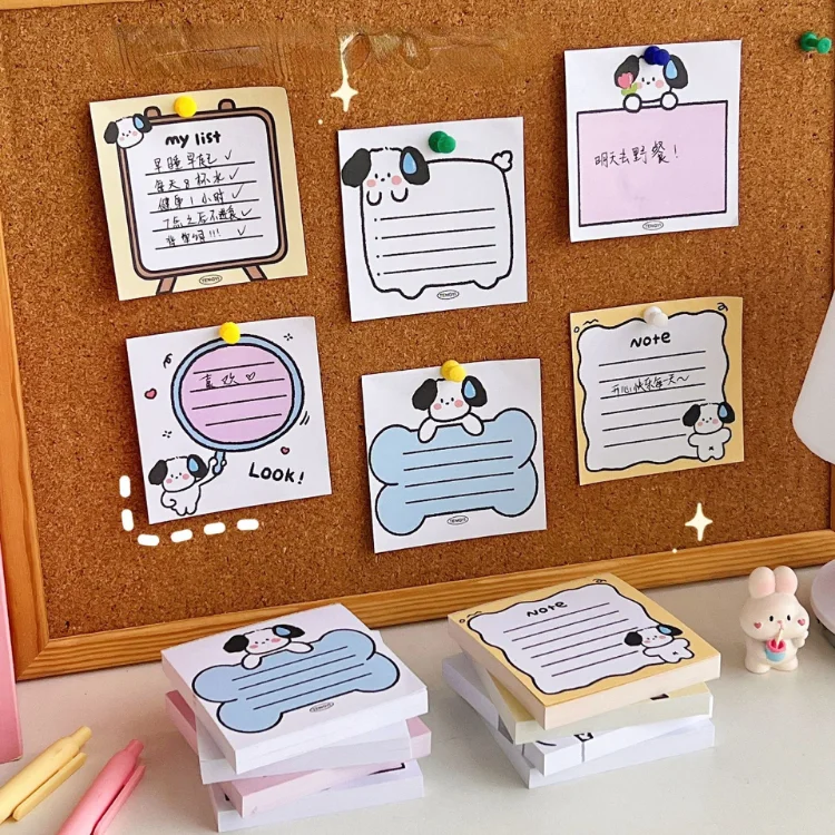 Wholesale Sticky Note Book Cartoon Memo Kawaii Note Student Papeleria ...