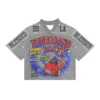 Gray american football jersey t-shirts