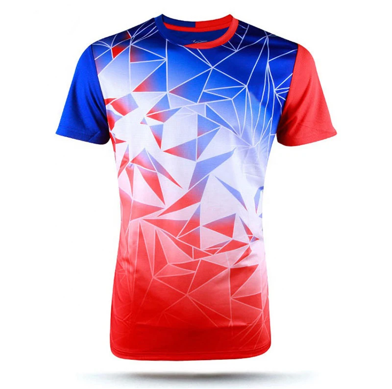 Cheap Promotion Man Full Polyester Sublimation t Shirt for Sublimation Printing