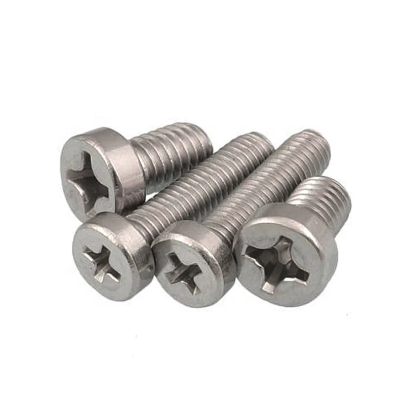 Iso 7048 Cheese Head Screws With Cross Recess Gb822 Cross Thin Low Short Round Column Phillips
