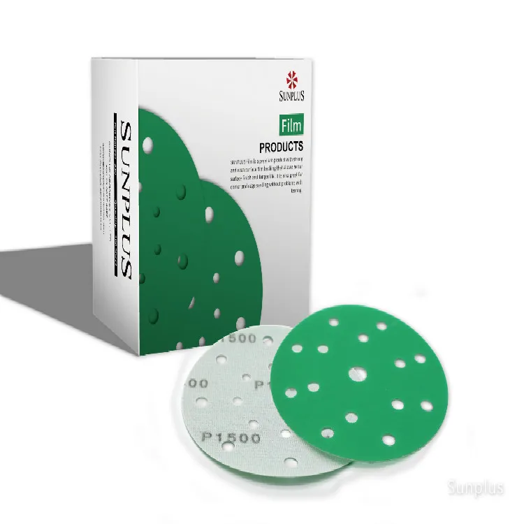 Abrasive Sanding Discs SUNPLUS Most Popular 40 60 80 100 120 180 240 320 Grit Car Sanding Hook And Loop Sandpaper Discs