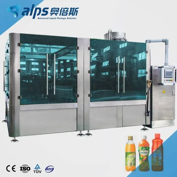 Automatic Aseptic Flavored Water Soft Drinks Production Bottle Bottling Line Plant Juice Monoblock Filling Machine Price