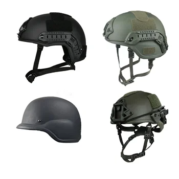 Wholesale PASGT M88 / MICH / FAST / WENDY Series UHMWPE / Aramid High Cut Protective Tactical Helmet for Head Safety