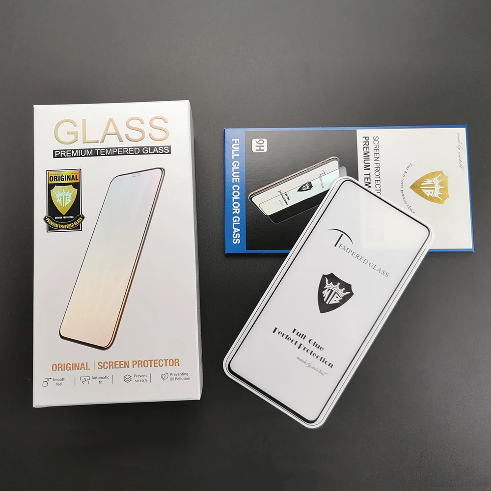 Full Glue 3d MTB 9h Colored Tempered Glass Screen Protector for samsung