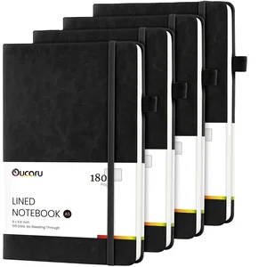 2026 Top Trending Eco-Friendly A5 Note Book Softcover Gift Laser Engraved Cover Hardcover Printed Pu Leather Thermal Notebook