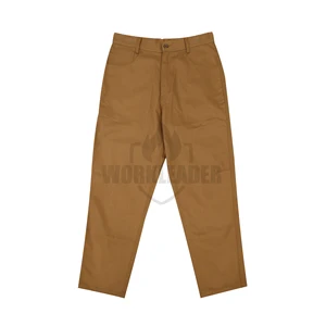 Men's FR Cotton Elastic Workwear Pants Flame Resistant Welding Trousers Stretch Pants