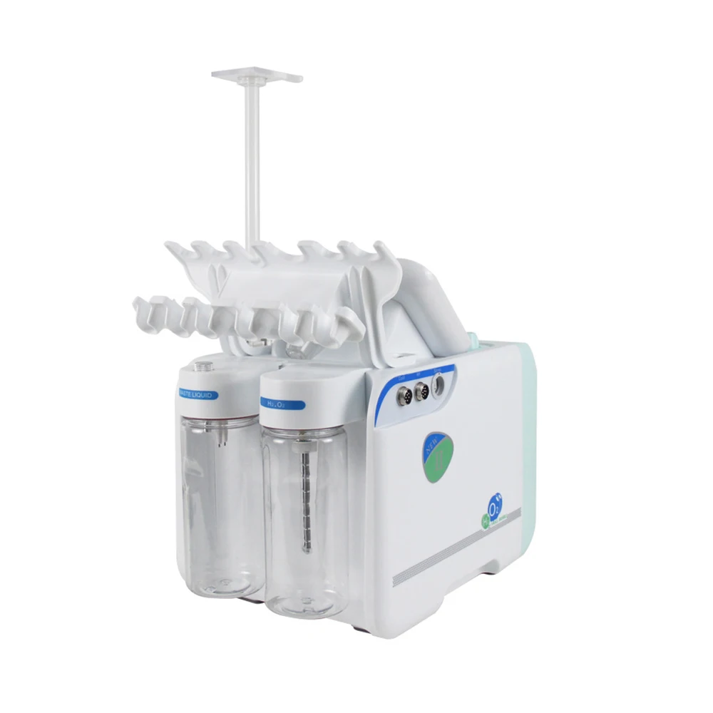 H202 Hydrate Small Bubble 7 in 1 Hydro Microdermabrasion Skin Care Oxygen Jet Facial Machine with Led Mask