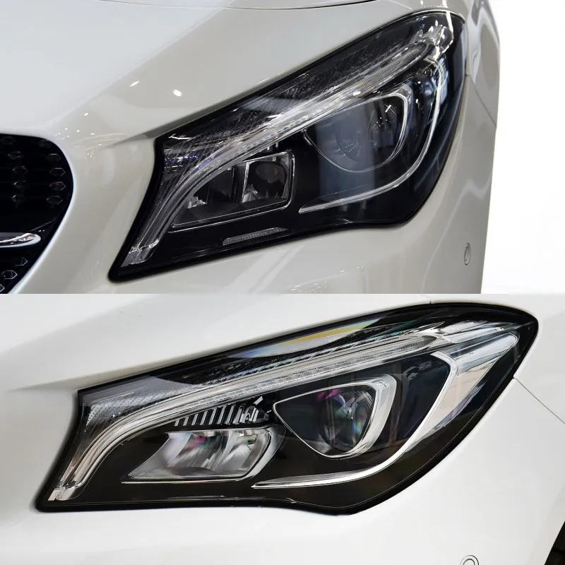 product car headlight glass pc lampshade cover lens for mercedes benz cla w117 180 220 250 260 headlamp glass shade lens cover 2016 2019-37