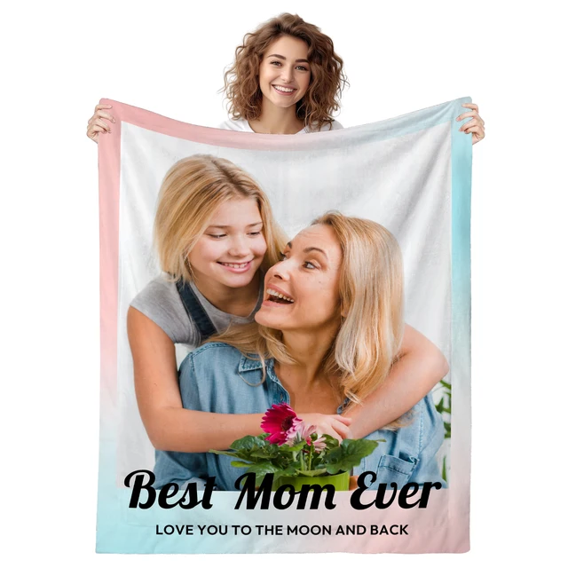 Custom print sublimation Blanket with Logo personalized Printed 3D Design cozy blankets and throws