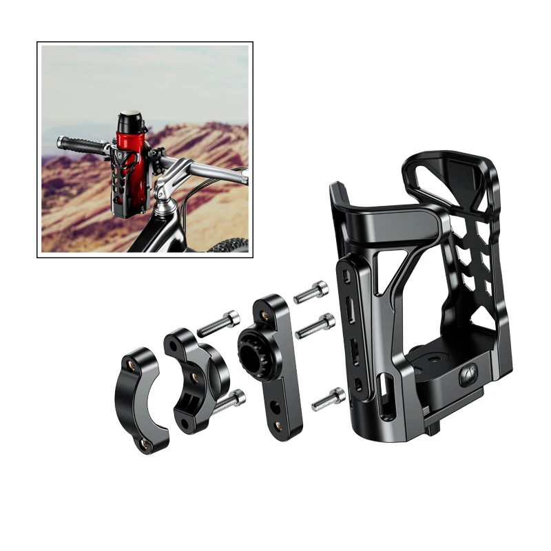 Anti-slip Cup Drink Holder Bike Led Light Water Bottle Holder for Road/Mountain Bicycle