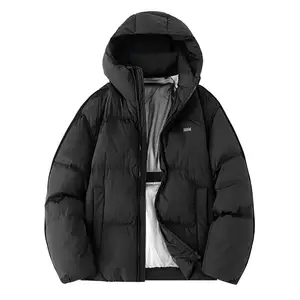 Custom Men's Down Jacket, Outdoor Men's Loose Oversized Cold-Proof Fashion Coat and Coat