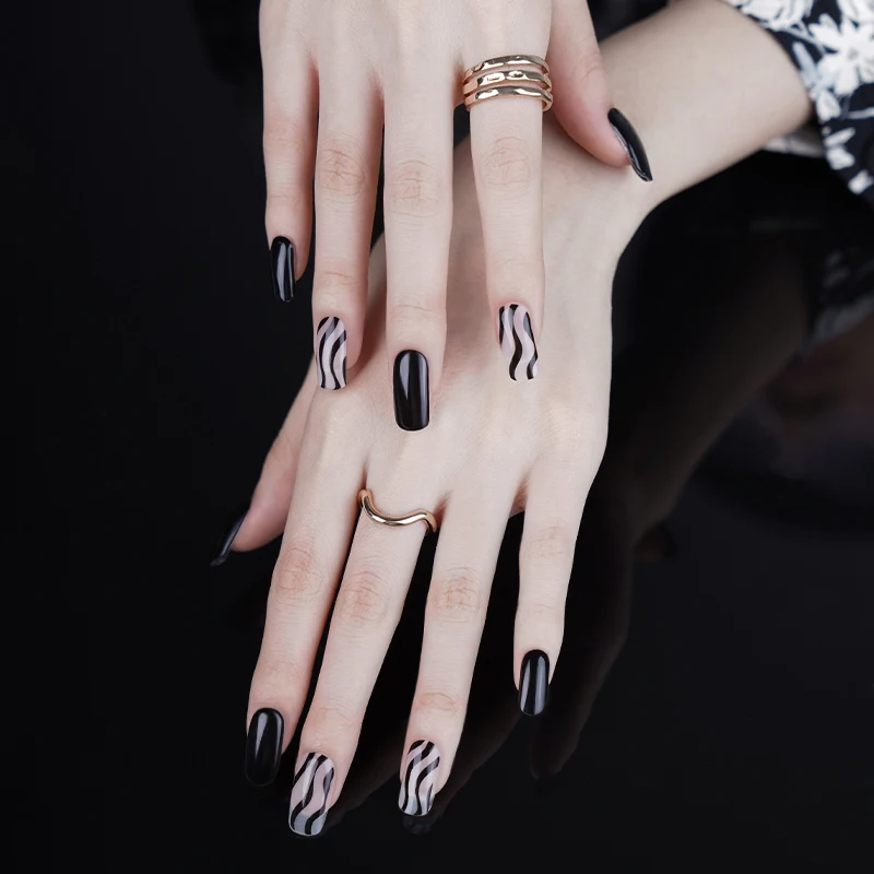 2025 Factory Price Customized Design Nail Stickers OEM/ODM Gel Polish Nail Sticker for Girl