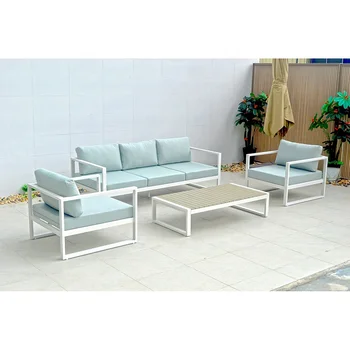 Aluminum Chair Modern Outdoor Garden Rattan Furniture Set Rope Furniture Set Nordic Furniture Restaurant Lounge
