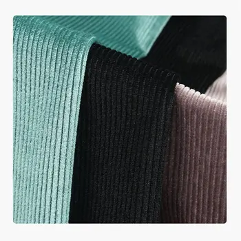 240G Small Draw Velvet Fabric Elastic Fine Stripe Velvet Fabric Japan And South Korea Skin Friendly Breathable Fashion Fabric