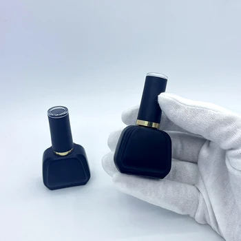 12ML OEM wholesale custom Matte luxury nail polish bottles cuticle oil bottle glass enamel Brand Design TOP BASE UV gel bottle