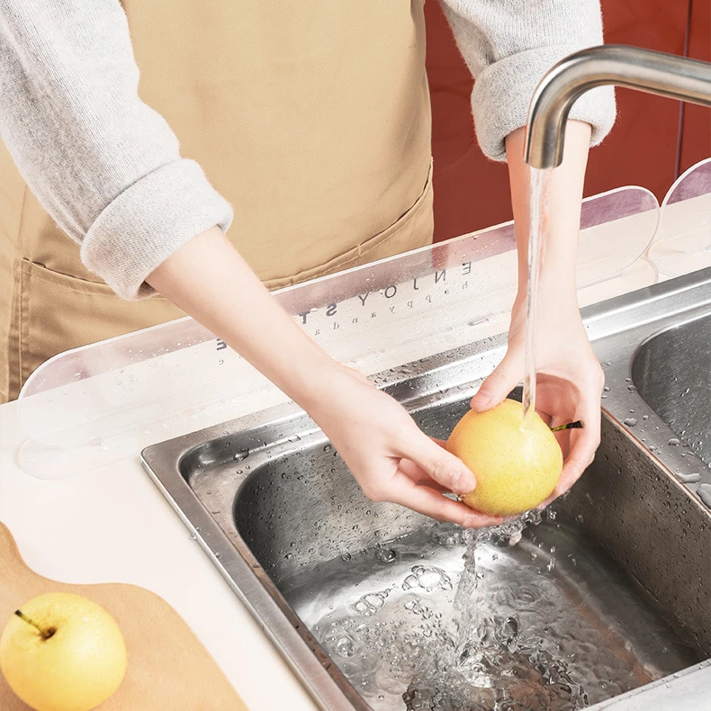 color azul Fdit Fregadero de cocina antisalpicaduras para lavar las verduras y evitar las salpicaduras de agua 