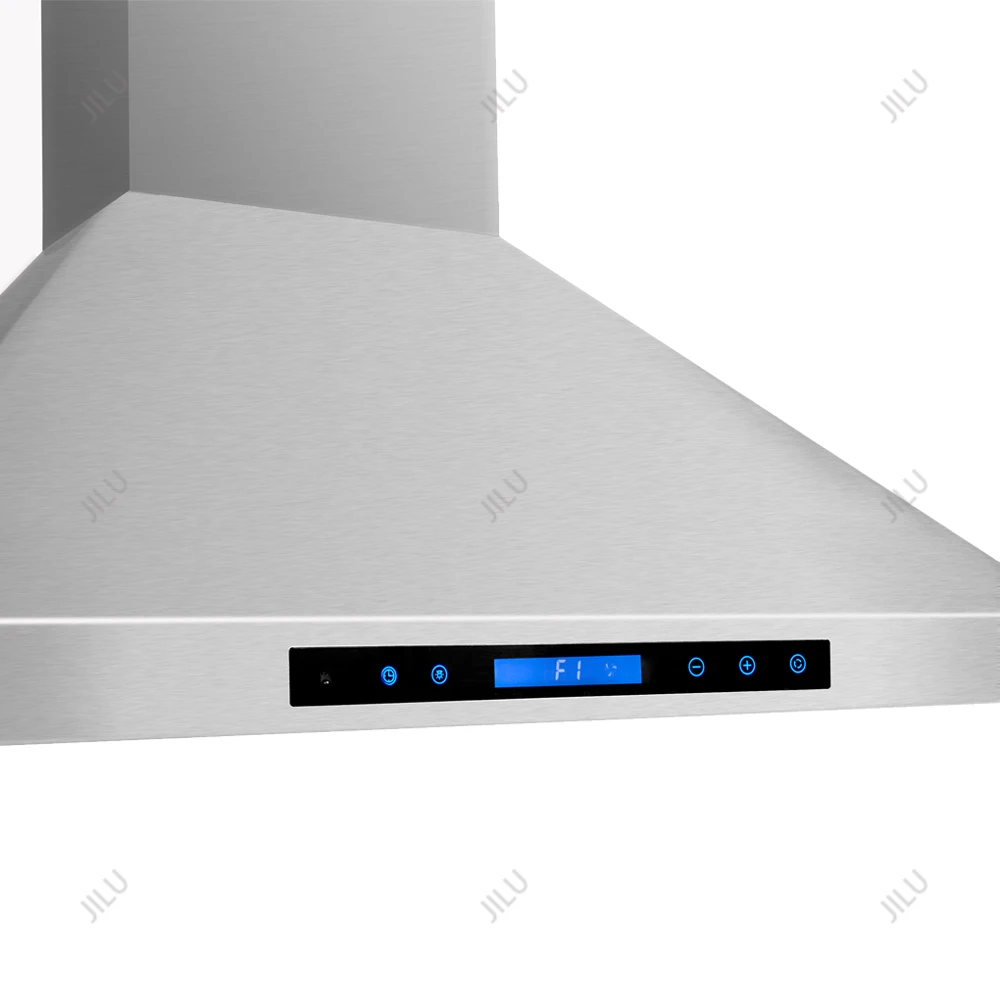 Electric Stainless Steel Touch Control Kitchen Range Hood with Cooking Fan Wall Mount for Household Use manufacture