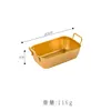 Cesta snack con orejas 16,5*10,5cm (dorado)