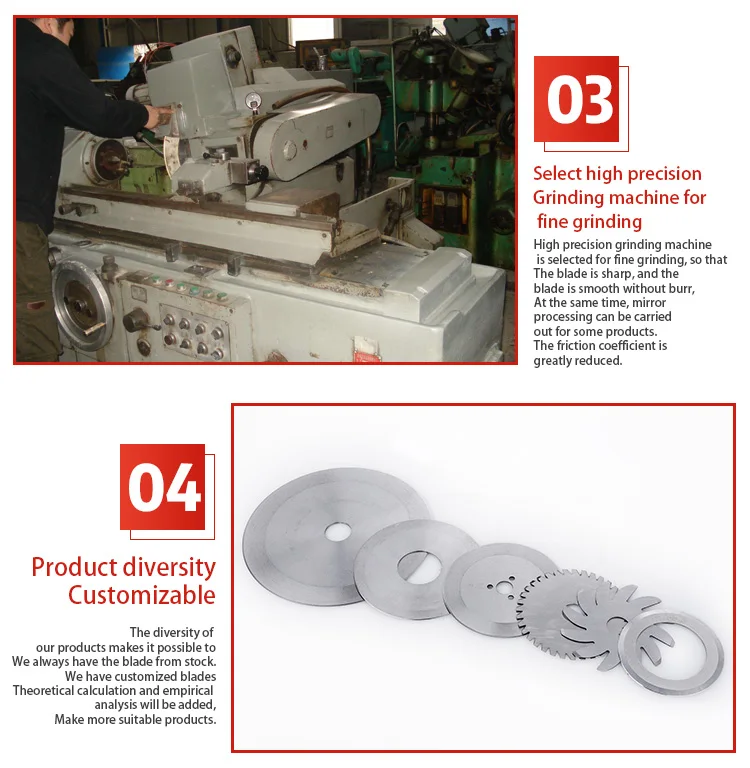 Hss Top Bottom Slitter Blade Circular/round Knives Round Cutting Blade Round Blade Machine