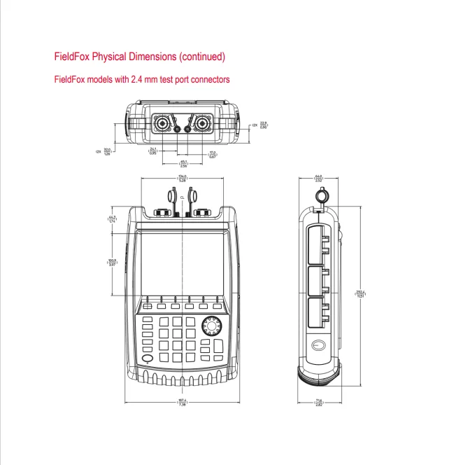 Keysight N9917a Fieldfox Handheld Microwave Analyzer 18 Ghz Builtin