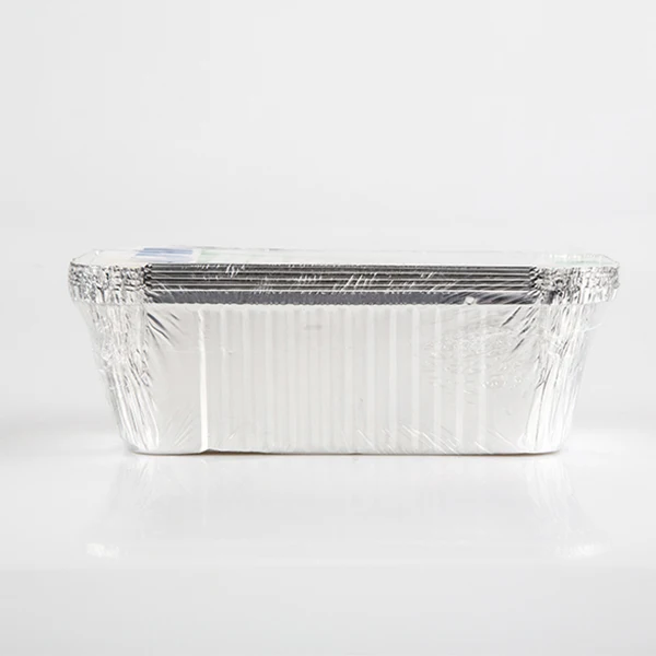 product tia ca57 10 inch rectangular box eco friendly food containers printing aluminum foil loaf pans disposable container-8