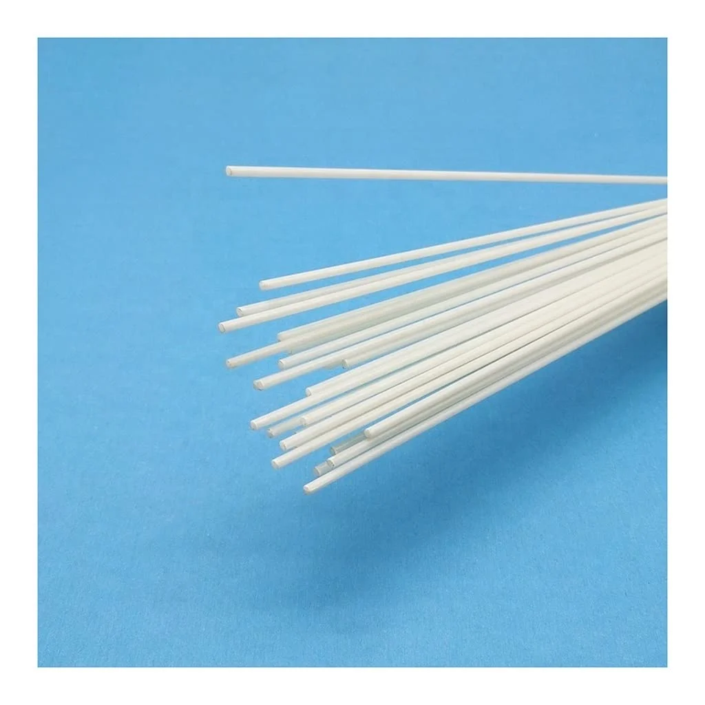 FRP Fiberglass Rod 2mm 3mm 4mm 6mm 8mm Glass Fiber Solid Pole Pultrusion Fiber Glass Stick