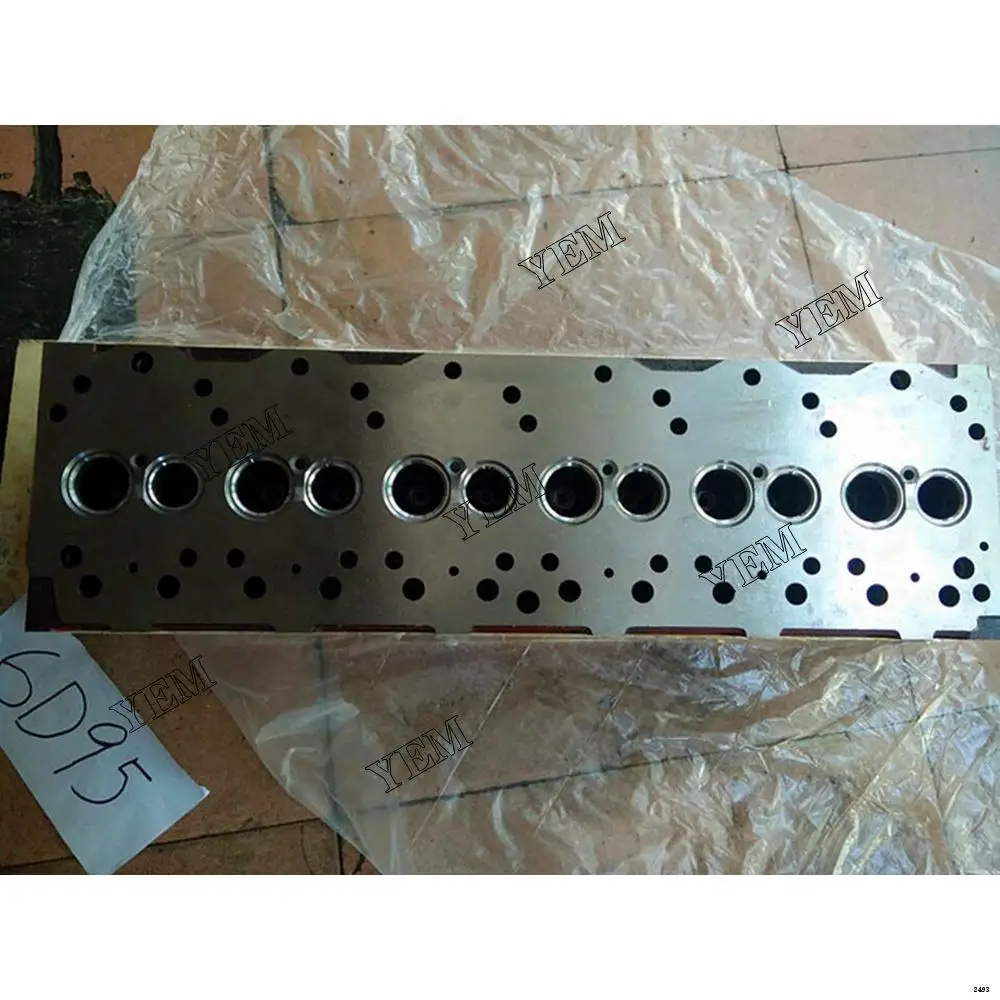 Cylinder Head For Komatsu 6D95 Diesel Tractor Motor Engine