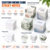 3D Cubic Sticky Notes Customization
