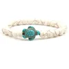 ivory white turquoise A15-
