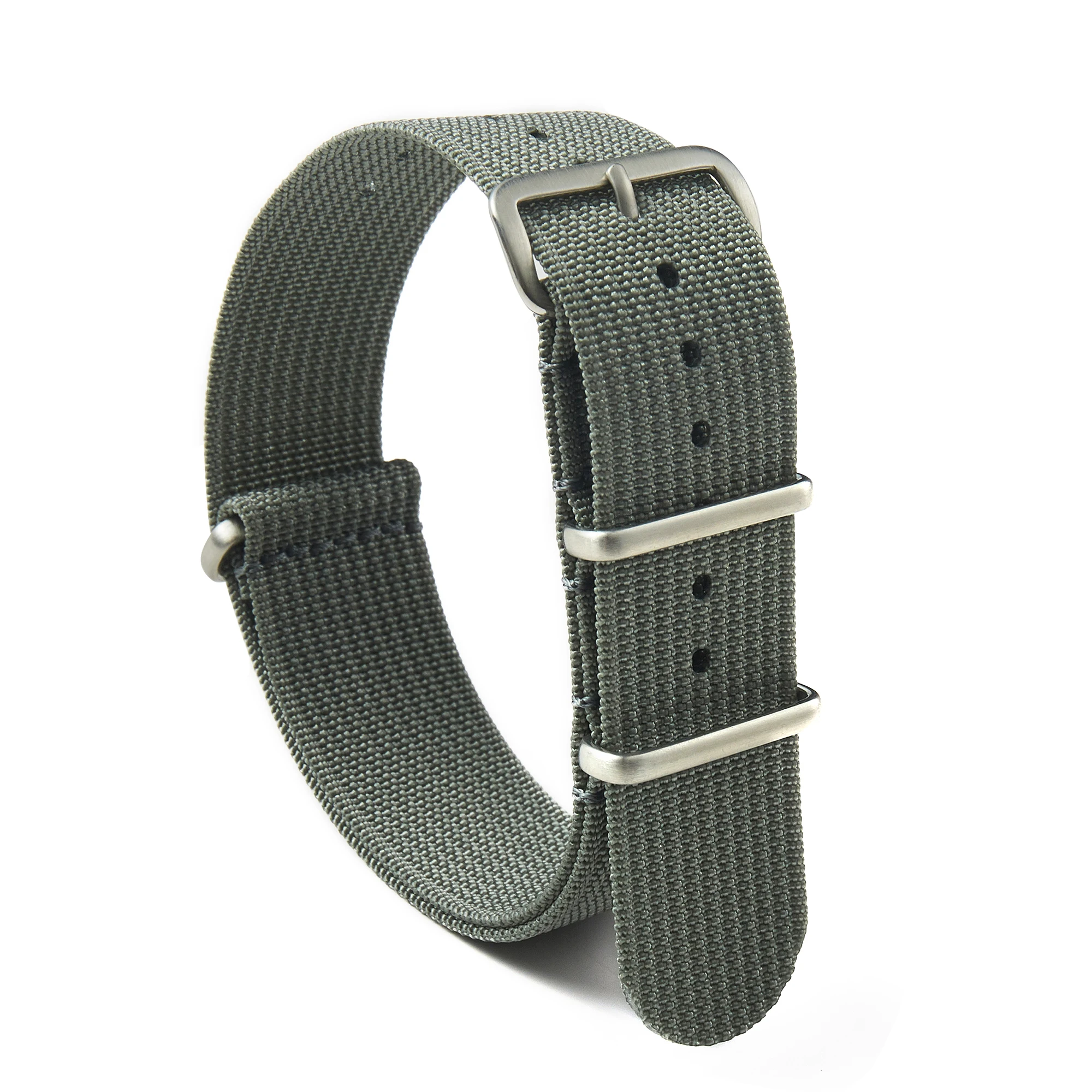 Watch Strap Nylon Watch Band Braid Ballistic Fabric Watch Band Ribbed ...