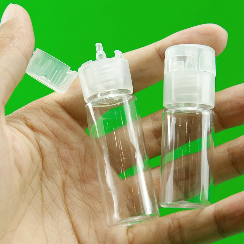 wholesale short plastic squeeze bottle PET liquid dropper bottle for essential oil