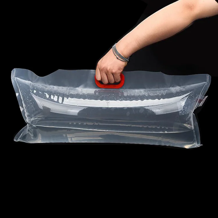 Factory Custom Transparent Inflatable Oxygen Bag Plastic Live Fish Shipping Air Packing Bags