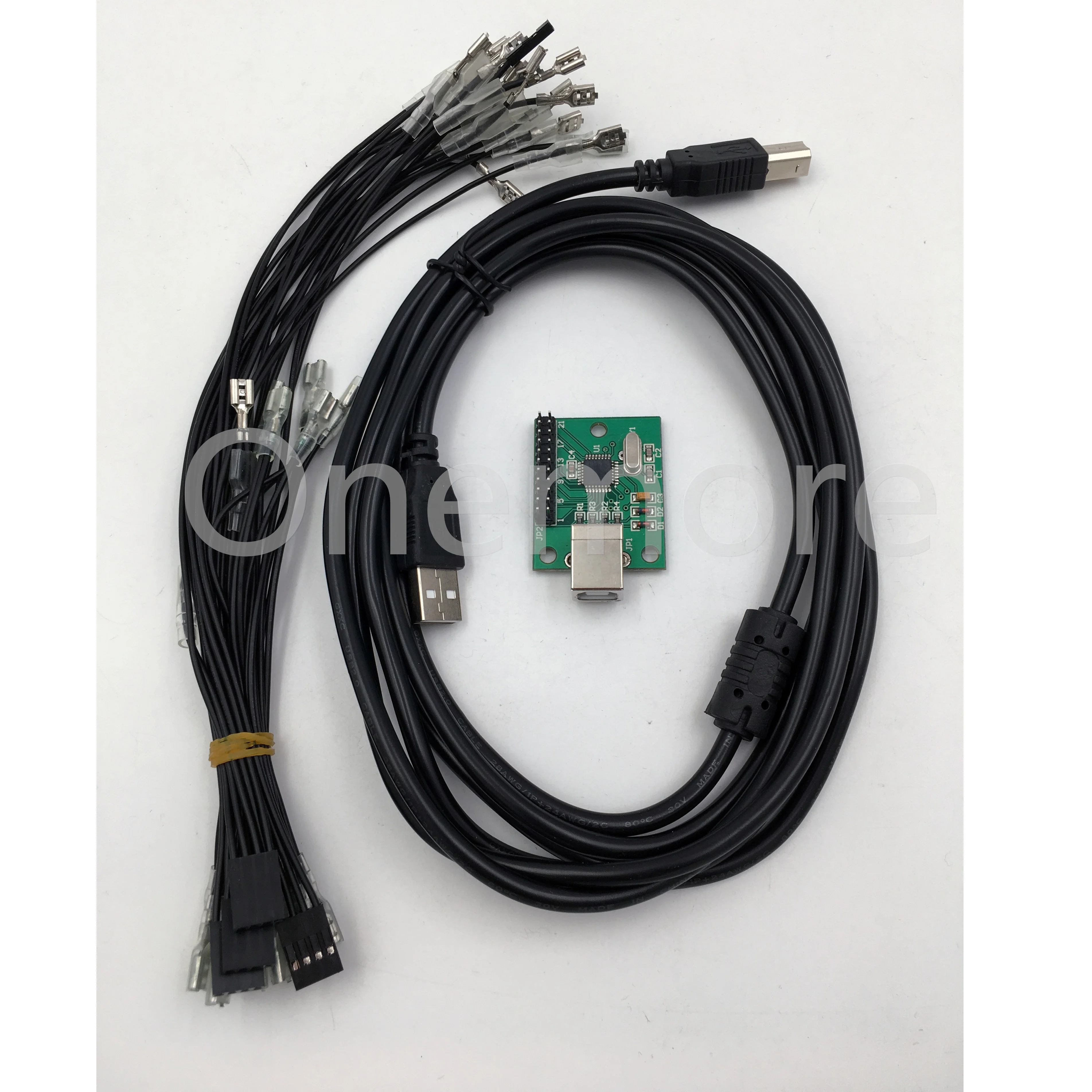 1 or 2 Player Converter Board/Controller Interface for PC to Jamma Arcade Machine USB 110/187