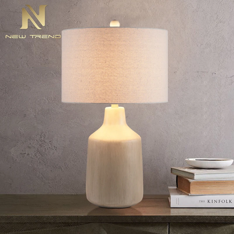 TR0023 Modern Style Indoor DecorationRoom Bedroom Restaurant Hotel  LED Cement Table Lamp