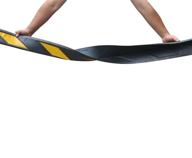1500*100*10mm Reflective Garage Safety Rubber Guard Wall Roadway Products-Angle Edge Corner Protectors manufacture