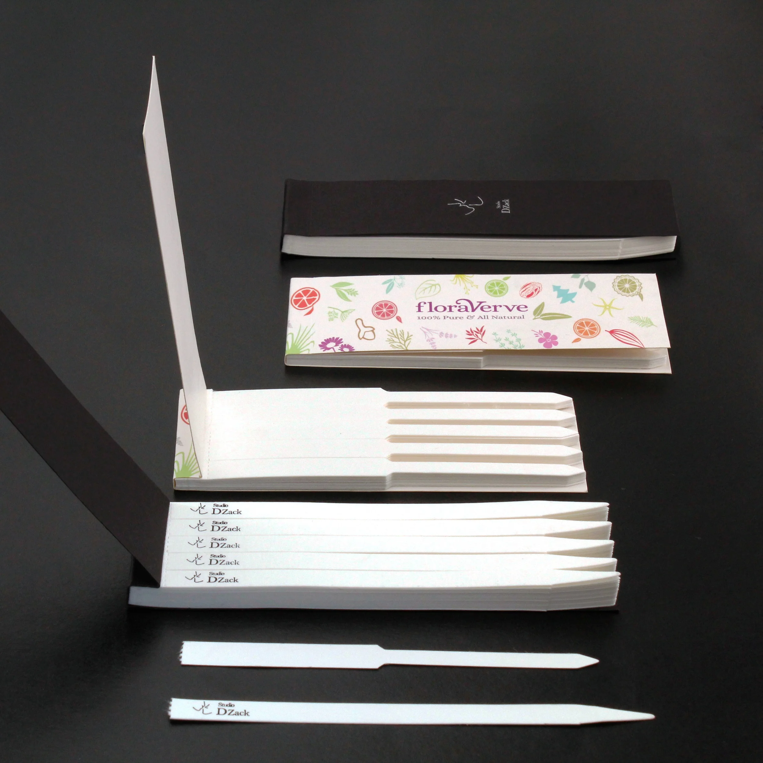 High Quality Customized Scent Paper Test Card Boxed Fragrance Blotter in Various Shapes Factory Supplied Wholesale