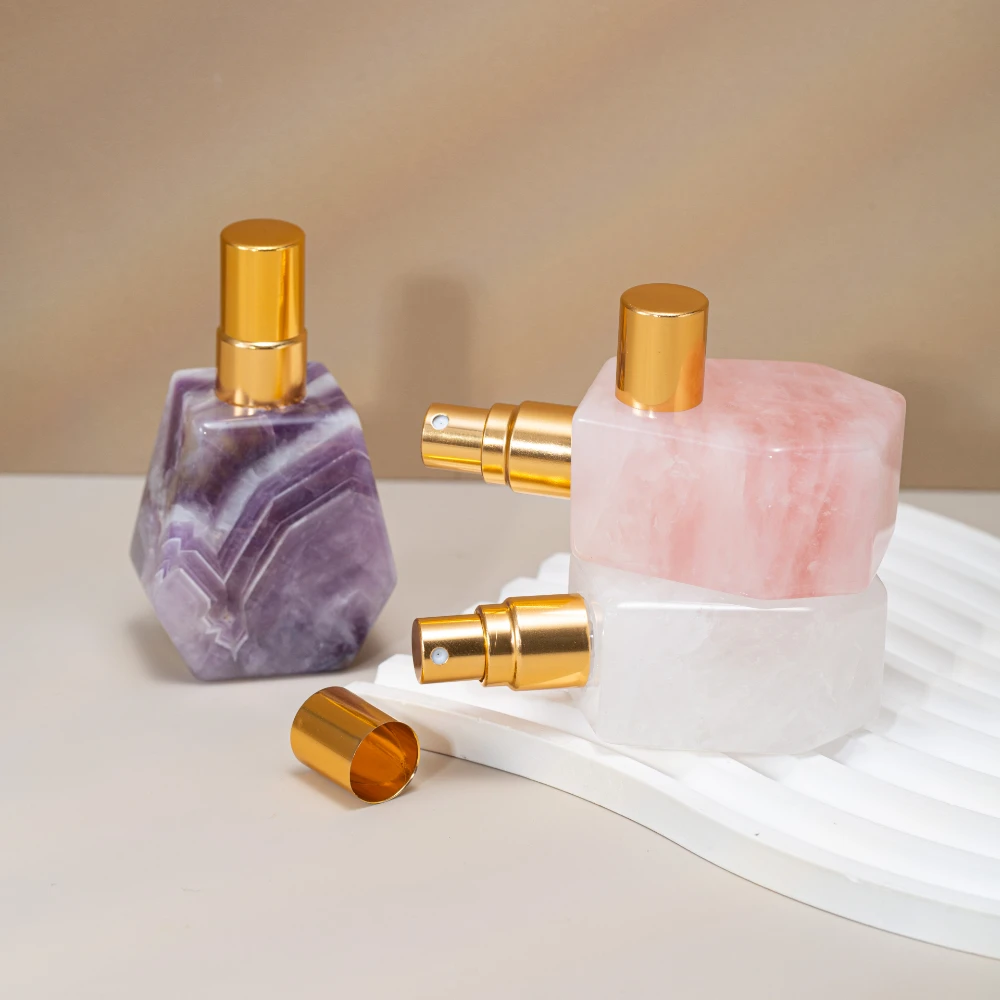 Factory Luxury Rose Quartz Clear Quartz Amethyst Crystal Empty