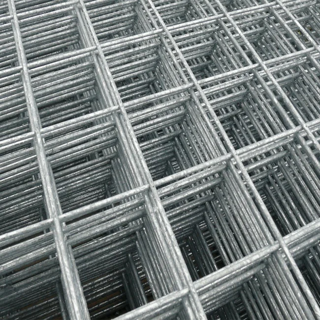 High Quality Galvanized Welded Wire Mesh Panels Chinese Supplier Square Hole Shape Made of Galvanized Iron Wire