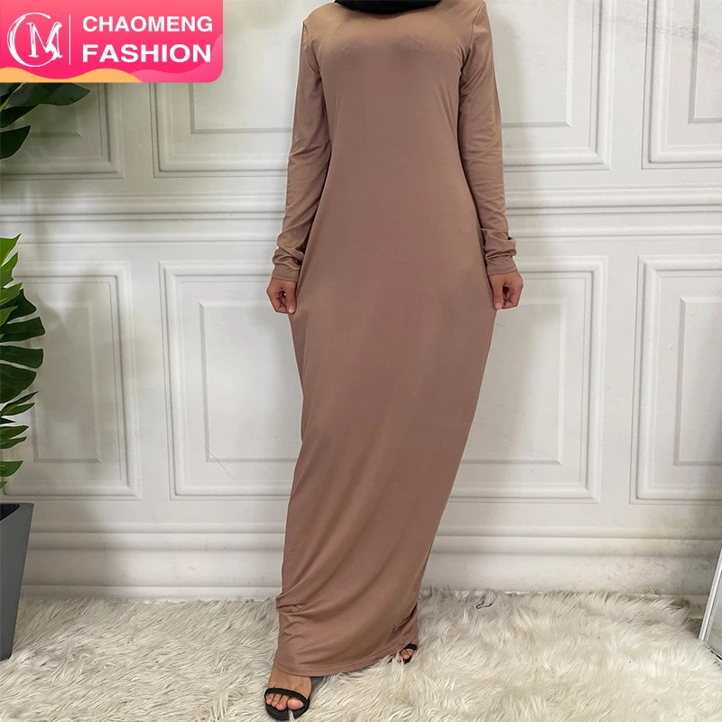 bodycon dress hijab Bodycon Zipper Maxi Dress  Modest Long Sleeve 812 Style