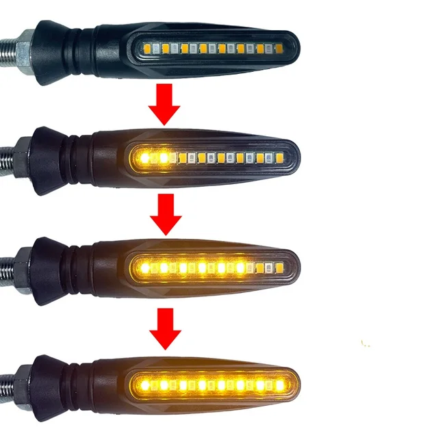 Motorcycle Led Rear Light Front and rear turn signals LED 12V turn signal