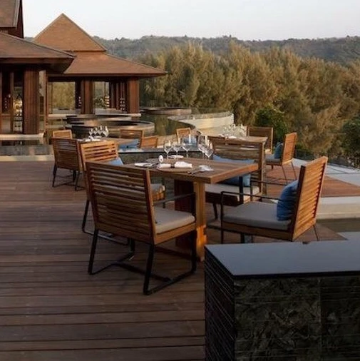 
 Оптовая цена, дешевая мебель из массива тикового дерева, морской курорт, садовая мебель, уличный деревянный стул  