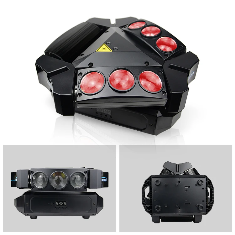 BIG DIPPER LM0910RG CABEZA MOBIL BIG DIPPER SPIDER LUZ LED